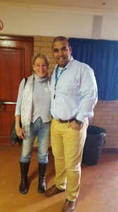 Ex WP Rugby player at Breakfast seminar     